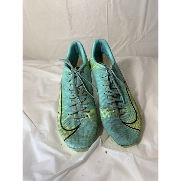 Nike Vapor 14 Academy FG/MG Dynamic Turquoise Blue Lime Glow CU5691-403 Men 8.5 - Picture 2 of 15
